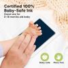 image4Pack Inkless Baby Hand and Footprint Kit  Mess Free Ink Pad for Newborn Keepsake Dog Nose ampamp Paw Print Kit Clean Touch Ink Pad for Baby Hand ampamp Footprints Ideal New Mom Gifts Jet BlackNavy