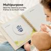 image4Pack Inkless Baby Hand and Footprint Kit  Mess Free Ink Pad for Newborn Keepsake Dog Nose ampamp Paw Print Kit Clean Touch Ink Pad for Baby Hand ampamp Footprints Ideal New Mom Gifts Jet BlackNavy