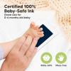 image4Pack Inkless Baby Hand and Footprint Kit  Mess Free Ink Pad for Newborn Keepsake Dog Nose ampamp Paw Print Kit Clean Touch Ink Pad for Baby Hand ampamp Footprints Ideal New Mom Gifts Jet BlackNavy