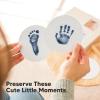 image4Pack Inkless Baby Hand and Footprint Kit  Mess Free Ink Pad for Newborn Keepsake Dog Nose ampamp Paw Print Kit Clean Touch Ink Pad for Baby Hand ampamp Footprints Ideal New Mom Gifts Jet BlackNavy