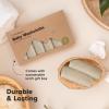 image6Pack Soft Baby Washcloths Viscose from Bamboo  Kids Newborn Bath Towels Infant Shower Toddler Reusable Face Towel Gentle on Skin Face Wash Cloths for Babies 10x10 WhiteKhaki