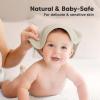 image6Pack Soft Baby Washcloths Viscose from Bamboo  Kids Newborn Bath Towels Infant Shower Toddler Reusable Face Towel Gentle on Skin Face Wash Cloths for Babies 10x10 WhiteStoneDove