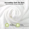 image6Pack Soft Baby Washcloths Viscose from Bamboo  Kids Newborn Bath Towels Infant Shower Toddler Reusable Face Towel Gentle on Skin Face Wash Cloths for Babies 10x10 WhiteDepths