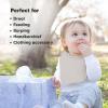 image8Pack Organic Baby Bibs for Boys Girls  Soft Cotton Drooling and Teething Bibs for Baby Girl ampamp Boy Extra Absorbent Easy To Clean ampamp Put On for Toddler Newborn Infant 024 Months Sweet CharmDawn