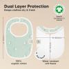 image8Pack Organic Baby Bibs for Boys Girls  Soft Cotton Drooling and Teething Bibs for Baby Girl ampamp Boy Extra Absorbent Easy To Clean ampamp Put On for Toddler Newborn Infant 024 Months Sweet CharmLunaris