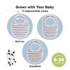image8Pack Organic Baby Bibs for Boys Girls  Soft Cotton Drooling and Teething Bibs for Baby Girl ampamp Boy Extra Absorbent Easy To Clean ampamp Put On for Toddler Newborn Infant 024 Months Sweet CharmGrayscape