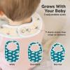 image8Pack Organic Baby Bibs for Boys Girls  Soft Cotton Drooling and Teething Bibs for Baby Girl ampamp Boy Extra Absorbent Easy To Clean ampamp Put On for Toddler Newborn Infant 024 Months Sweet CharmWildscape