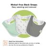 image8Pack Organic Baby Bibs for Boys Girls  Soft Cotton Drooling and Teething Bibs for Baby Girl ampamp Boy Extra Absorbent Easy To Clean ampamp Put On for Toddler Newborn Infant 024 Months Sweet CharmNordic