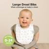 image8Pack Organic Baby Bibs for Boys Girls  Soft Cotton Drooling and Teething Bibs for Baby Girl ampamp Boy Extra Absorbent Easy To Clean ampamp Put On for Toddler Newborn Infant 024 Months Sweet CharmPrairie