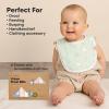 image8Pack Organic Baby Bibs for Boys Girls  Soft Cotton Drooling and Teething Bibs for Baby Girl ampamp Boy Extra Absorbent Easy To Clean ampamp Put On for Toddler Newborn Infant 024 Months Sweet CharmDreamers