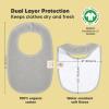 image8Pack Organic Baby Bibs for Boys Girls  Soft Cotton Drooling and Teething Bibs for Baby Girl ampamp Boy Extra Absorbent Easy To Clean ampamp Put On for Toddler Newborn Infant 024 Months Sweet CharmIcelandic