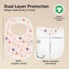 image8Pack Organic Baby Bibs for Boys Girls  Soft Cotton Drooling and Teething Bibs for Baby Girl ampamp Boy Extra Absorbent Easy To Clean ampamp Put On for Toddler Newborn Infant 024 Months Sweet CharmPrism