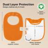 image8Pack Organic Baby Bibs for Boys Girls  Soft Cotton Drooling and Teething Bibs for Baby Girl ampamp Boy Extra Absorbent Easy To Clean ampamp Put On for Toddler Newborn Infant 024 Months Sweet CharmSahara