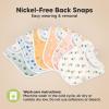 image8Pack Organic Baby Bibs for Boys Girls  Soft Cotton Drooling and Teething Bibs for Baby Girl ampamp Boy Extra Absorbent Easy To Clean ampamp Put On for Toddler Newborn Infant 024 Months Sweet CharmCountryside