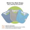 image8Pack Organic Baby Bibs for Boys Girls  Soft Cotton Drooling and Teething Bibs for Baby Girl ampamp Boy Extra Absorbent Easy To Clean ampamp Put On for Toddler Newborn Infant 024 Months Sweet CharmIcelandic