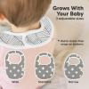 image8Pack Organic Baby Bibs for Boys Girls  Soft Cotton Drooling and Teething Bibs for Baby Girl ampamp Boy Extra Absorbent Easy To Clean ampamp Put On for Toddler Newborn Infant 024 Months Sweet CharmCrossroads