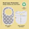 image8Pack Organic Baby Bibs for Boys Girls  Soft Cotton Drooling and Teething Bibs for Baby Girl ampamp Boy Extra Absorbent Easy To Clean ampamp Put On for Toddler Newborn Infant 024 Months Sweet CharmGrayscape