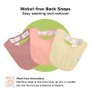 image8Pack Organic Baby Bibs for Boys Girls  Soft Cotton Drooling and Teething Bibs for Baby Girl ampamp Boy Extra Absorbent Easy To Clean ampamp Put On for Toddler Newborn Infant 024 Months Sweet CharmBoho