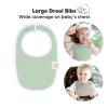 image8Pack Organic Baby Bibs for Boys Girls  Soft Cotton Drooling and Teething Bibs for Baby Girl ampamp Boy Extra Absorbent Easy To Clean ampamp Put On for Toddler Newborn Infant 024 Months Sweet CharmSpring