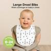 image8Pack Organic Baby Bibs for Boys Girls  Soft Cotton Drooling and Teething Bibs for Baby Girl ampamp Boy Extra Absorbent Easy To Clean ampamp Put On for Toddler Newborn Infant 024 Months Sweet CharmCrossroads