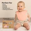 image8Pack Organic Baby Bibs for Boys Girls  Soft Cotton Drooling and Teething Bibs for Baby Girl ampamp Boy Extra Absorbent Easy To Clean ampamp Put On for Toddler Newborn Infant 024 Months Sweet CharmEmbrace