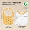 image8Pack Organic Baby Bibs for Boys Girls  Soft Cotton Drooling and Teething Bibs for Baby Girl ampamp Boy Extra Absorbent Easy To Clean ampamp Put On for Toddler Newborn Infant 024 Months Sweet CharmCountryside