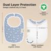 image8Pack Organic Baby Bibs for Boys Girls  Soft Cotton Drooling and Teething Bibs for Baby Girl ampamp Boy Extra Absorbent Easy To Clean ampamp Put On for Toddler Newborn Infant 024 Months Sweet CharmFleur