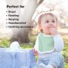 image8Pack Organic Baby Bibs for Boys Girls  Soft Cotton Drooling and Teething Bibs for Baby Girl ampamp Boy Extra Absorbent Easy To Clean ampamp Put On for Toddler Newborn Infant 024 Months Sweet CharmNordic