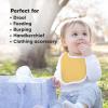 image8Pack Organic Baby Bibs for Boys Girls  Soft Cotton Drooling and Teething Bibs for Baby Girl ampamp Boy Extra Absorbent Easy To Clean ampamp Put On for Toddler Newborn Infant 024 Months Sweet CharmDaybreak