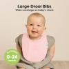 image8Pack Organic Baby Bibs for Boys Girls  Soft Cotton Drooling and Teething Bibs for Baby Girl ampamp Boy Extra Absorbent Easy To Clean ampamp Put On for Toddler Newborn Infant 024 Months Sweet CharmEmbrace