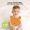 image8Pack Organic Baby Bibs for Boys Girls  Soft Cotton Drooling and Teething Bibs for Baby Girl ampamp Boy Extra Absorbent Easy To Clean ampamp Put On for Toddler Newborn Infant 024 Months Sweet CharmCountryside