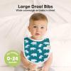 image8Pack Organic Baby Bibs for Boys Girls  Soft Cotton Drooling and Teething Bibs for Baby Girl ampamp Boy Extra Absorbent Easy To Clean ampamp Put On for Toddler Newborn Infant 024 Months Sweet CharmWildscape