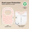 image8Pack Organic Baby Bibs for Boys Girls  Soft Cotton Drooling and Teething Bibs for Baby Girl ampamp Boy Extra Absorbent Easy To Clean ampamp Put On for Toddler Newborn Infant 024 Months Sweet CharmDreamers