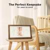 imageBaby Hand and Footprint Kit  Clay Handprint Keepsake Frame Newborn Nursery Picture Frame Personalized New Mom Gifts for Baby Shower ampamp Registry Alpine WhiteMedium Oak