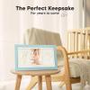 imageBaby Hand and Footprint Kit  Clay Handprint Keepsake Frame Newborn Nursery Picture Frame Personalized New Mom Gifts for Baby Shower ampamp Registry Alpine WhiteSky Blue