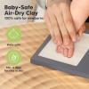 imageBaby Hand and Footprint Kit  Clay Handprint Keepsake Frame Newborn Nursery Picture Frame Personalized New Mom Gifts for Baby Shower ampamp Registry Alpine WhiteGunmetal Gray