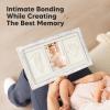 imageBaby Hand and Footprint Kit  Clay Handprint Keepsake Frame Newborn Nursery Picture Frame Personalized New Mom Gifts for Baby Shower ampamp Registry Alpine WhiteVintage White