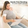 imageKeaBabies Baby Wrap Carrier  All in 1 Original Baby Carrier Newborn to Toddler Sling Easy to Wear Hands Free Bonding Lightweight Breathable Infant Wraps Trendy BlackStone Gray