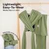 imageKeaBabies Baby Wrap Carrier Ring Sling  Easy to Wear Adjustable DLite Baby Carrier Newborn to Toddler Infant Carrying Shirt Hands Free Bonding Breathable Fabric Wearing Wrap Stone GrayDusty Olive
