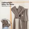 imageKeaBabies Baby Wrap Carrier Ring Sling  Easy to Wear Adjustable DLite Baby Carrier Newborn to Toddler Infant Carrying Shirt Hands Free Bonding Breathable Fabric Wearing Wrap Stone GrayCopper Gray