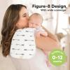 imageOrganic Burp Cloths Baby Boy ampamp Girl  5Pack Super Absorbent Cotton Burping Cloths for Babies Soft ampamp Plush Newborn Spit Up Rags Infant Towels for Milk Spit Up Unisex Large 21quot x 10quot CountrysideGrayscape