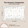 imageToddler Pillow with Pillowcase  13x18 My Little Dreamy Kids Travel Bed Pillows for Sleeping Organic Cotton Small Pillowcase Soft ampamp Breathable Machine Washable Toddlers 25 Years Old Soft WhiteEscapade