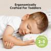 imageToddler Pillow with Pillowcase  13x18 My Little Dreamy Kids Travel Bed Pillows for Sleeping Organic Cotton Small Pillowcase Soft ampamp Breathable Machine Washable Toddlers 25 Years Old Soft WhiteEscapade