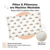 imageToddler Pillow with Pillowcase  13x18 My Little Dreamy Kids Travel Bed Pillows for Sleeping Organic Cotton Small Pillowcase Soft ampamp Breathable Machine Washable Toddlers 25 Years Old Soft WhiteTractor