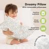 imageToddler Pillow with Pillowcase  13x18 My Little Dreamy Kids Travel Bed Pillows for Sleeping Organic Cotton Small Pillowcase Soft ampamp Breathable Machine Washable Toddlers 25 Years Old Soft WhitePrairie