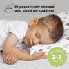 imageToddler Pillow with Pillowcase  13x18 My Little Dreamy Kids Travel Bed Pillows for Sleeping Organic Cotton Small Pillowcase Soft ampamp Breathable Machine Washable Toddlers 25 Years Old Soft WhiteThe Wild