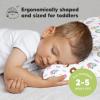 imageToddler Pillow with Pillowcase  13x18 My Little Dreamy Kids Travel Bed Pillows for Sleeping Organic Cotton Small Pillowcase Soft ampamp Breathable Machine Washable Toddlers 25 Years Old Soft WhiteSweet Tooth