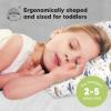 imageToddler Pillow with Pillowcase  13x18 My Little Dreamy Kids Travel Bed Pillows for Sleeping Organic Cotton Small Pillowcase Soft ampamp Breathable Machine Washable Toddlers 25 Years Old Soft WhiteMarine