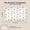 imageToddler Pillow with Pillowcase  13x18 My Little Dreamy Kids Travel Bed Pillows for Sleeping Organic Cotton Small Pillowcase Soft ampamp Breathable Machine Washable Toddlers 25 Years Old Soft WhiteBarn
