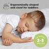 imageToddler Pillow with Pillowcase  13x18 My Little Dreamy Kids Travel Bed Pillows for Sleeping Organic Cotton Small Pillowcase Soft ampamp Breathable Machine Washable Toddlers 25 Years Old Soft WhiteAbc Land